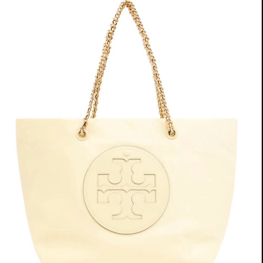 Tory Burch Lemon Sugar Ella Chain Nylon Tote